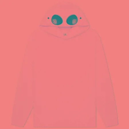 Мужская толстовка C.P. Company Diagonal Fleece Hooded Goggle, цвет белый, размер XXL
