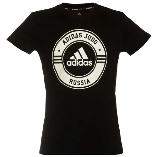 Футболка adidas детская, размер 152, черный