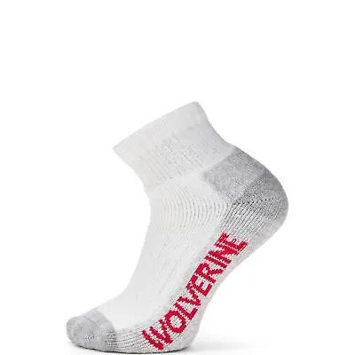 Росомаха Мужчины 2 шт. Хлопковые носки со стальным носком до четверти, белые/серые L Носки из хлопка