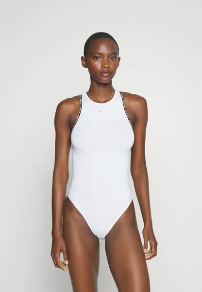 Куртка KARL LAGERFELD MINI LOGO RACER BACK, белый