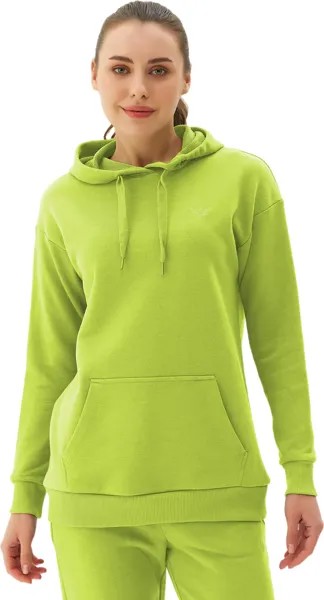 Худи женское Bilcee Women Knitting Sweatshirt зеленое XS