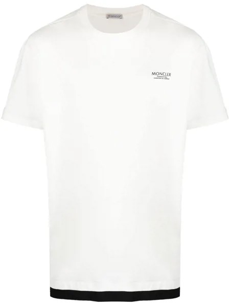 Moncler футболка с логотипом