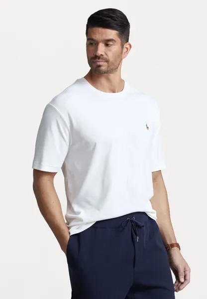 Базовая футболка КОРОТКИЙ РУКАВ Polo Ralph Lauren Big & Tall, белый