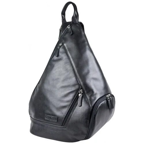 Кожаный рюкзак Carlo Gattini Mongardino 3100-01 Black Черный