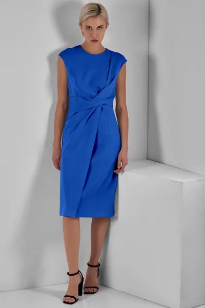 Коктейльное платье в синем цвете VASSA&Co