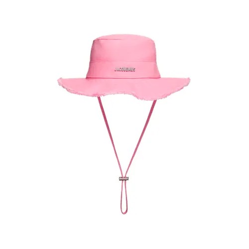 Шляпа Jacquemus Le Bob Artichaut Large Brim Bucket Hat, размер L, розовый