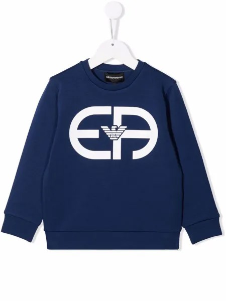 Emporio Armani Kids толстовка с логотипом