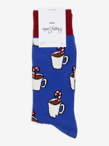Носки с рисунками Happy Socks - Candy Cane, Синий