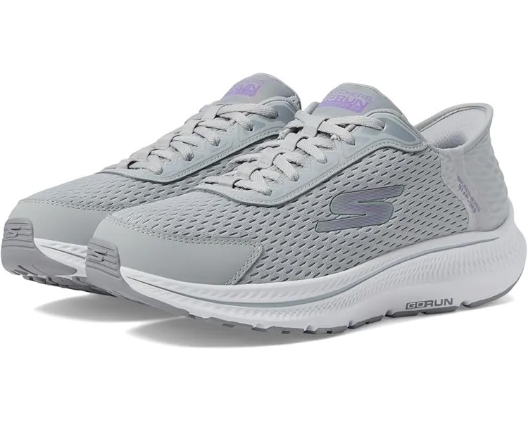 Кроссовки SKECHERS Go Run Consistent 2.0 Endure Hands Free Slip-Ins, цвет Gray/Lavender