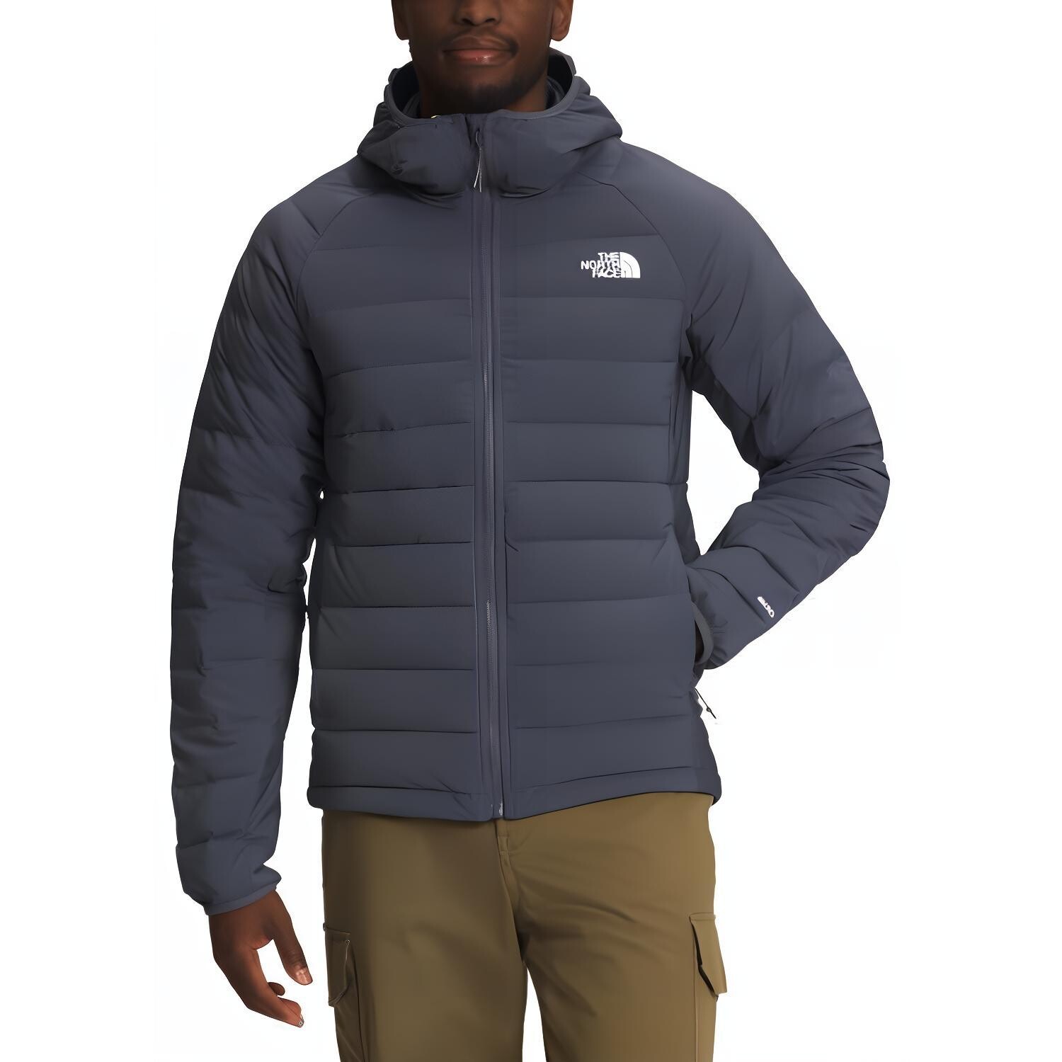 Пуховик мужской серый The North Face, серый