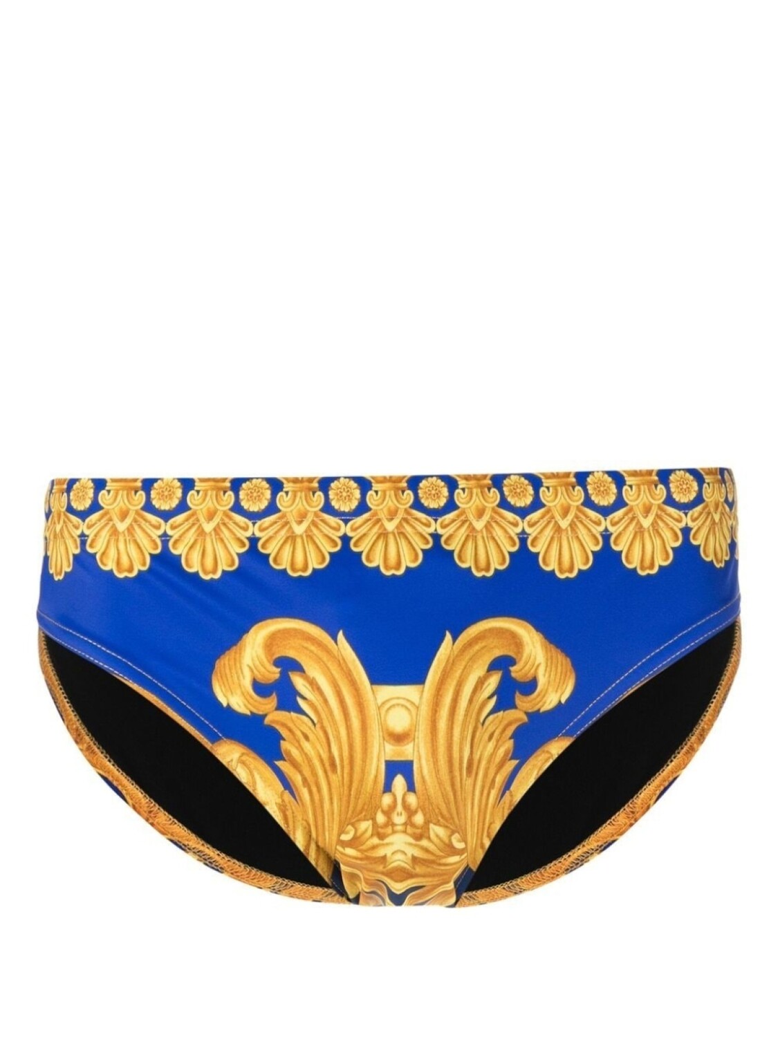 Versace плавки с принтом Barocco, синий
