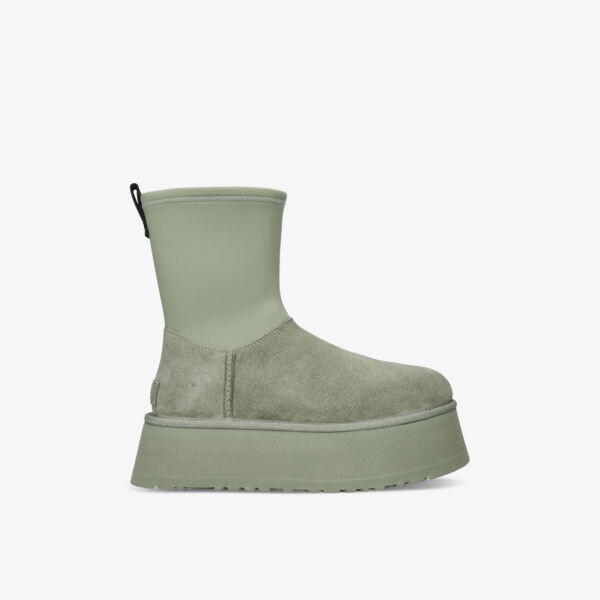 Классические ботинки dipper из замши и неопрена Ugg, хаки