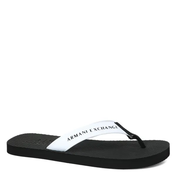 Шлепанцы мужские Armani Exchange XUQ003 белые 42 EU