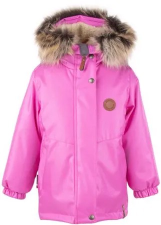 Куртка-парка для девочек MARTA, Kerry, арт. K20435_2021, цвет малиновый, размер 98