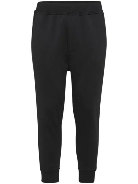 Dsquared2 зауженные спортивные брюки с логотипом, черный