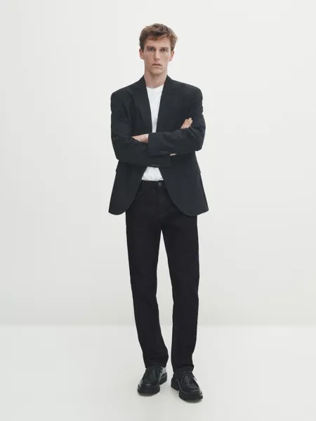 Джинсы обычного кроя Massimo Dutti, индиго