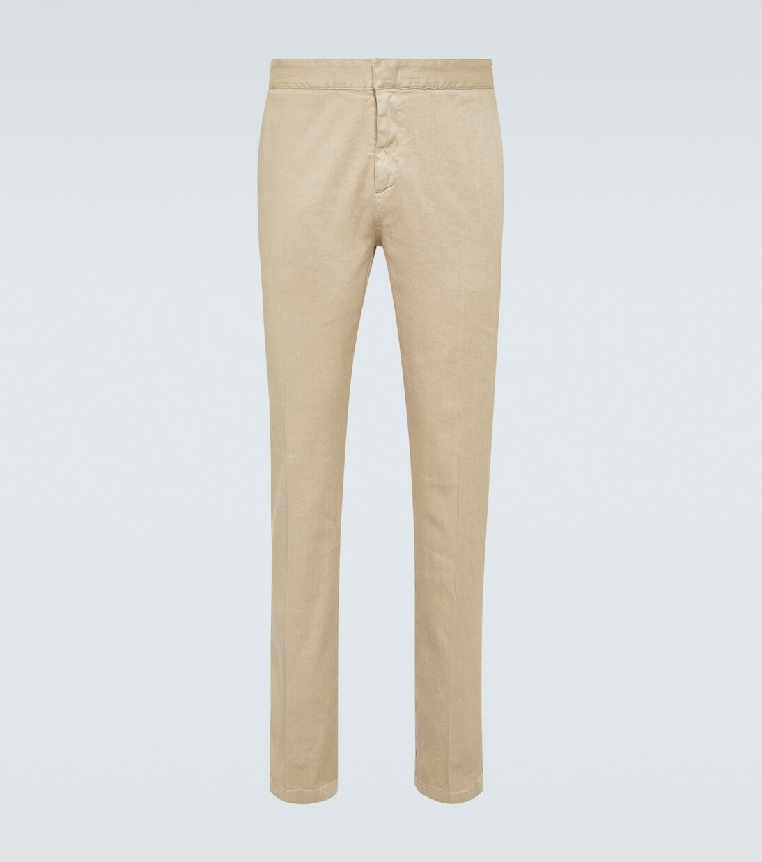 Брюки чинос из льняной ткани Loro Piana, бежевый