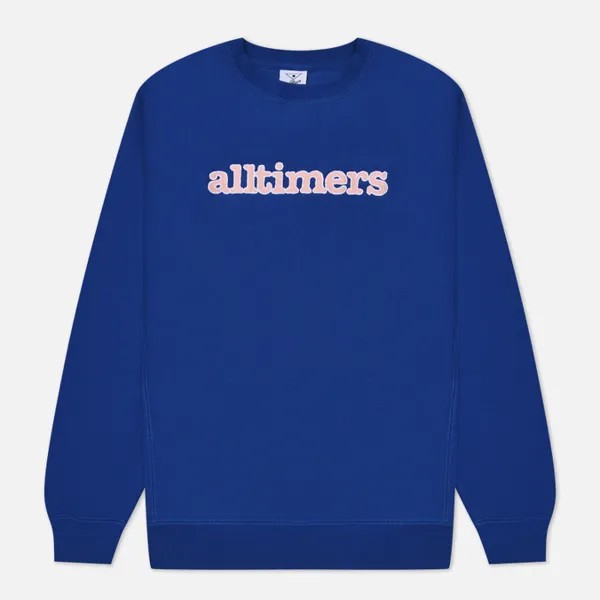 Мужская толстовка Alltimers Stamped Embroidered Heavyweight Crew Neck синий, Размер L