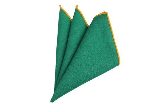 Нагрудный платок мужской 2beMan PG-COLORCOTON изумрудно-зеленый