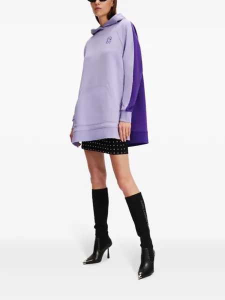 Karl Lagerfeld худи Ikonik 2.0, фиолетовый