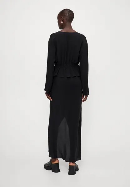 Платье макси PAYTON SLIT DRESS DESIGNERS REMIX, черный
