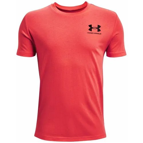 Футболка Under Armour, размер 160-170, красный