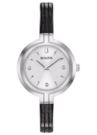 Японские наручные  женские часы Bulova 96P211. Коллекция Rhapsody