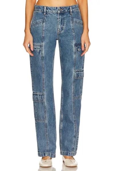 Брюки GRLFRND Naomi Low Rise Slim Cargo, цвет Inwood Hill