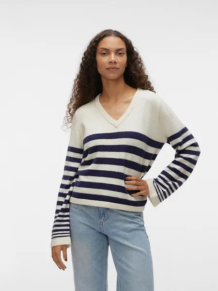 Пуловер Vero Moda, цвет weiß/schwarz