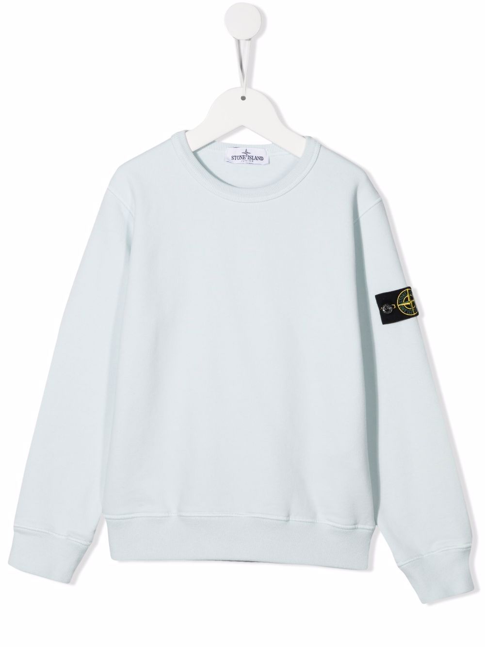Stone Island Junior толстовка с нашивкой-логотипом