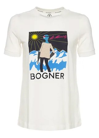 Футболка Bogner 56845105 PIPPA 36 белый+принт