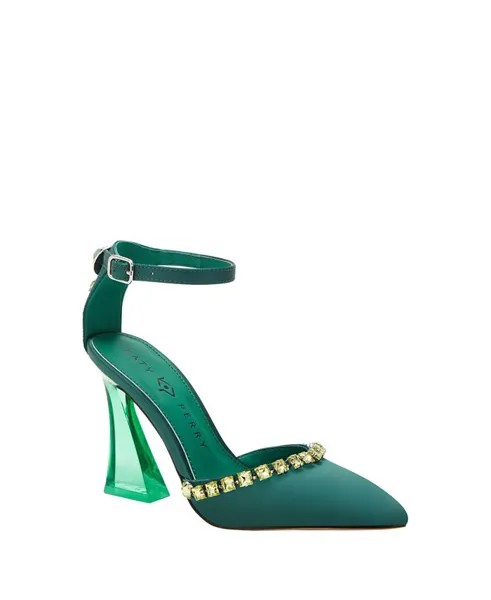 Женские туфли-лодочки The Lookerr на каблуке из люцита с закрытым носком Katy Perry, зеленый