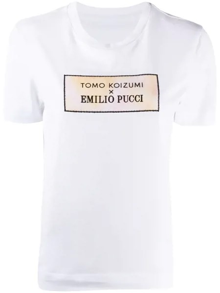 Emilio Pucci футболка из коллаборации с Tomo Koizumi