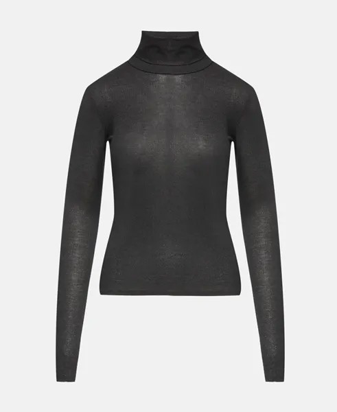 Пуловер с высоким воротником Max & Co., черный