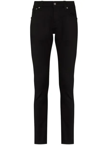 Nudie Jeans джинсы скинни Tight Terry, черный
