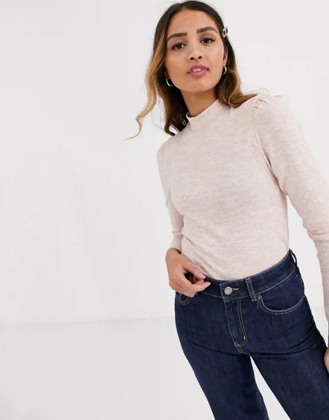Розовый лонгслив Miss Selfridge
