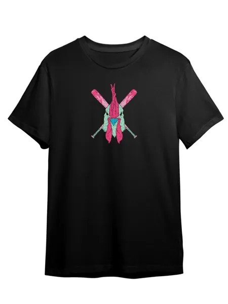 Футболка унисекс Каждому Своё Hotline Miami/Хотлайн Майами GMHM5 черная 5XL