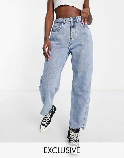 Свободные джинсы в винтажном стиле в цвете выбеленный синий Reclaimed Vintage inspired The '92-Голубой