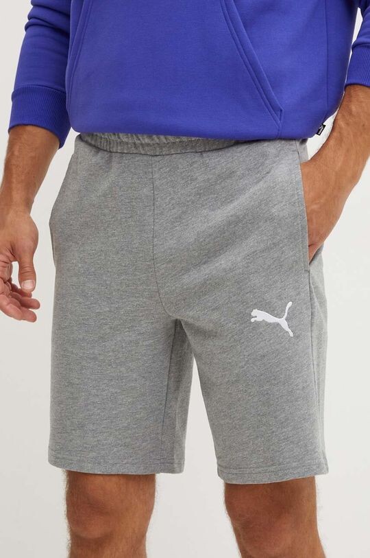 Хлопковые шорты Puma, серый