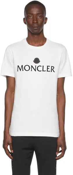 Хлопковая футболка Off-White Moncler