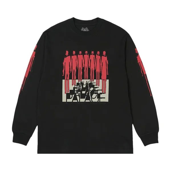 Лонгслив Palace Repeater Long-Sleeve, черный