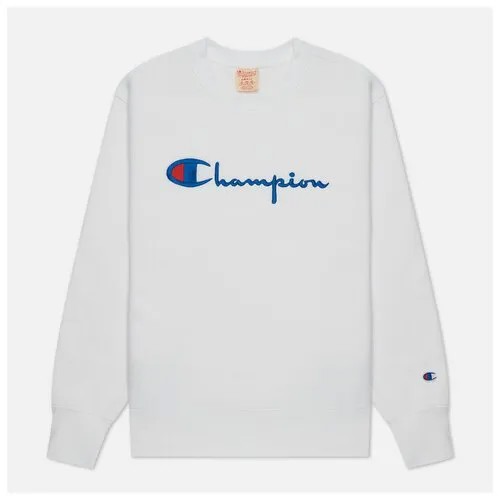 Женская толстовка Champion Reverse Weave Script Logo Crew Neck Regular Fit чёрный , Размер M