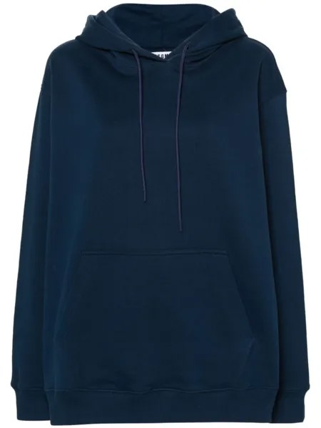 MSGM худи с логотипом, синий