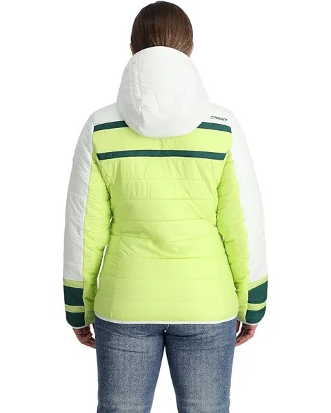 Куртка Spyder Ethos Hooded Jacket, цвет Lime Ice
