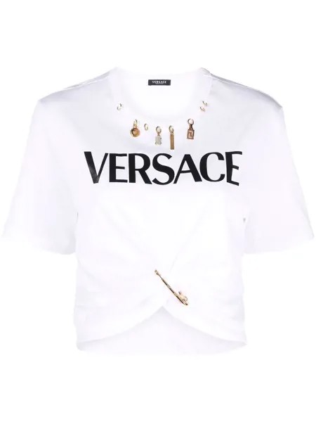 Versace футболка с логотипом