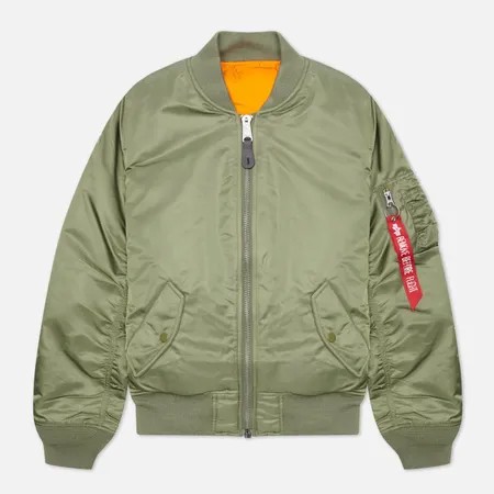 Мужская куртка бомбер Alpha Industries MA-1 Slim Fit, цвет оливковый, размер XL
