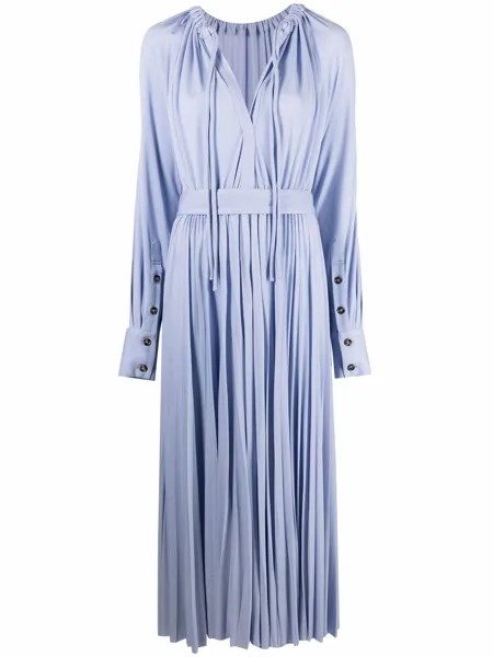 Proenza Schouler tied-waist pleated dress