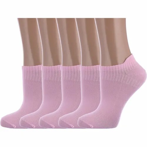 Носки Красная Ветка 5 пар, размер 22-24, розовый