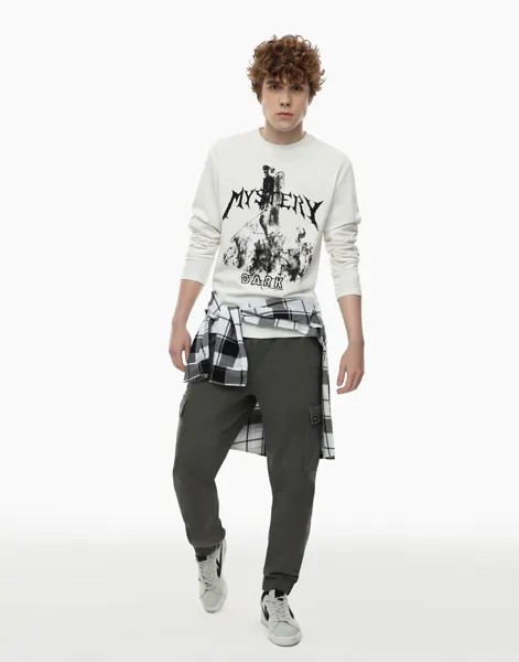 Лонгслив мужской Gloria Jeans BKT012779 белый L