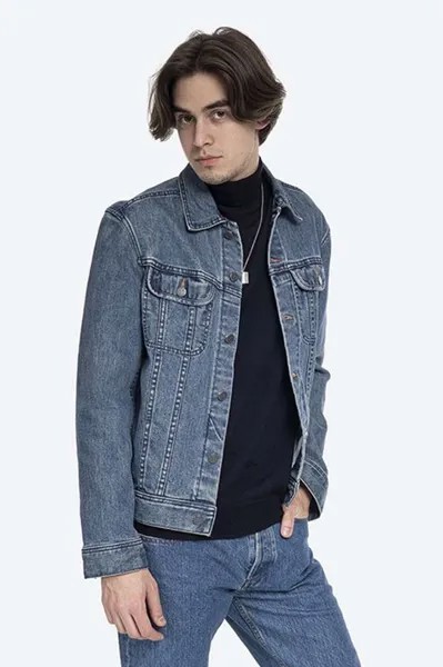 Джинсовая куртка Fits Jean Us A.P.C., темно-синий